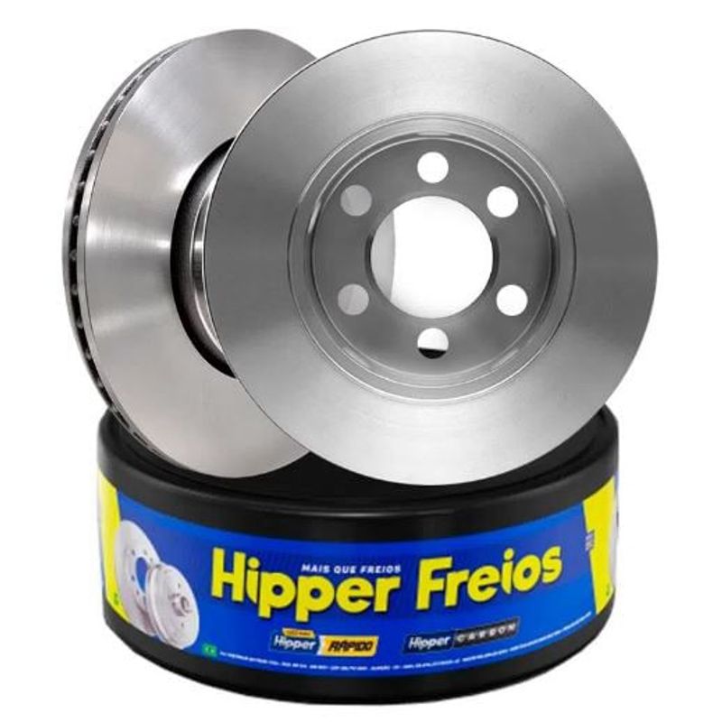 DISCO DE FREIO DIANTEIRO VENTILADO SEM CUBO - HIPPER FREIOS - HF512